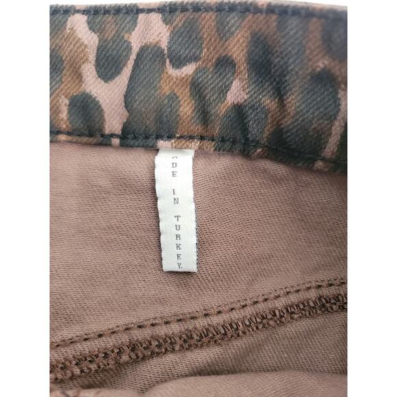 Free People One Teaspoon Printed Sinners Jeans Sz 26 Harem Barrel Leopard Print - Picture 8 of 15
